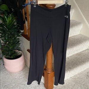 The North Face Women's Polartec Low Rise Y2k Fleece Wide Leg Black Lounge Pants